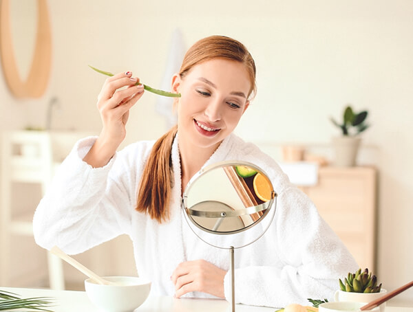 استفاده از آلوئه ورا برای مژه و ابرو